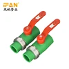 China ppr valve Supplier 20 25 32mm green white Valve Hot selling PPR Union Valve PPR Fittings