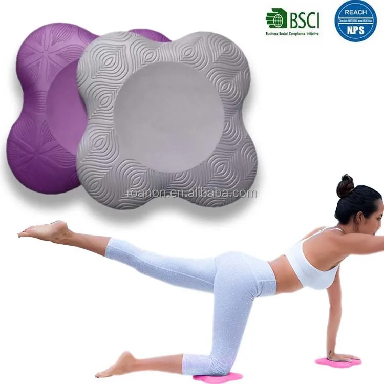 High Density Pu Foam Thick Non Slip Yoga Kneeling Pad For Pilates