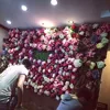 Artificial Flower Green grass Wall for garden Plastic plant wall