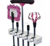 High quality 5 position wall mounted mop holder/mop and broom organizer