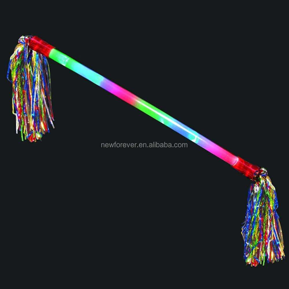 Hundred Power Light Up Twirling Batons Promotional Rotating Led