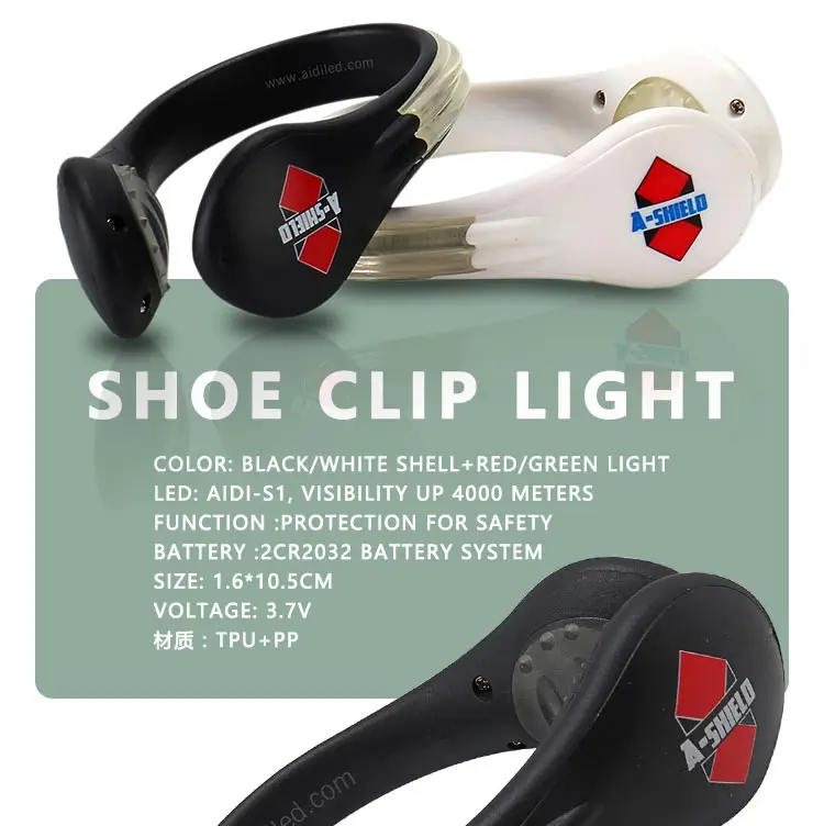Factory Direct Super Bright  Safety Portable Led Shoe Clip Light