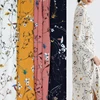 Dubai 100% polyester cheap printed chiffon fabric stocklot free samples