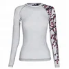 Customized Female Long Sleeve MMA Rash Guards Quick Dry MMA Rash Guard