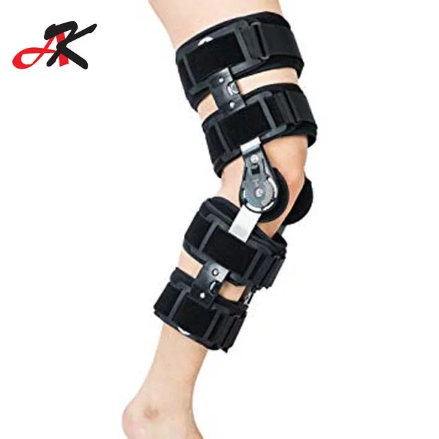 Unisex 0-120 Degree Adjustable ROM Folding Knee Braces