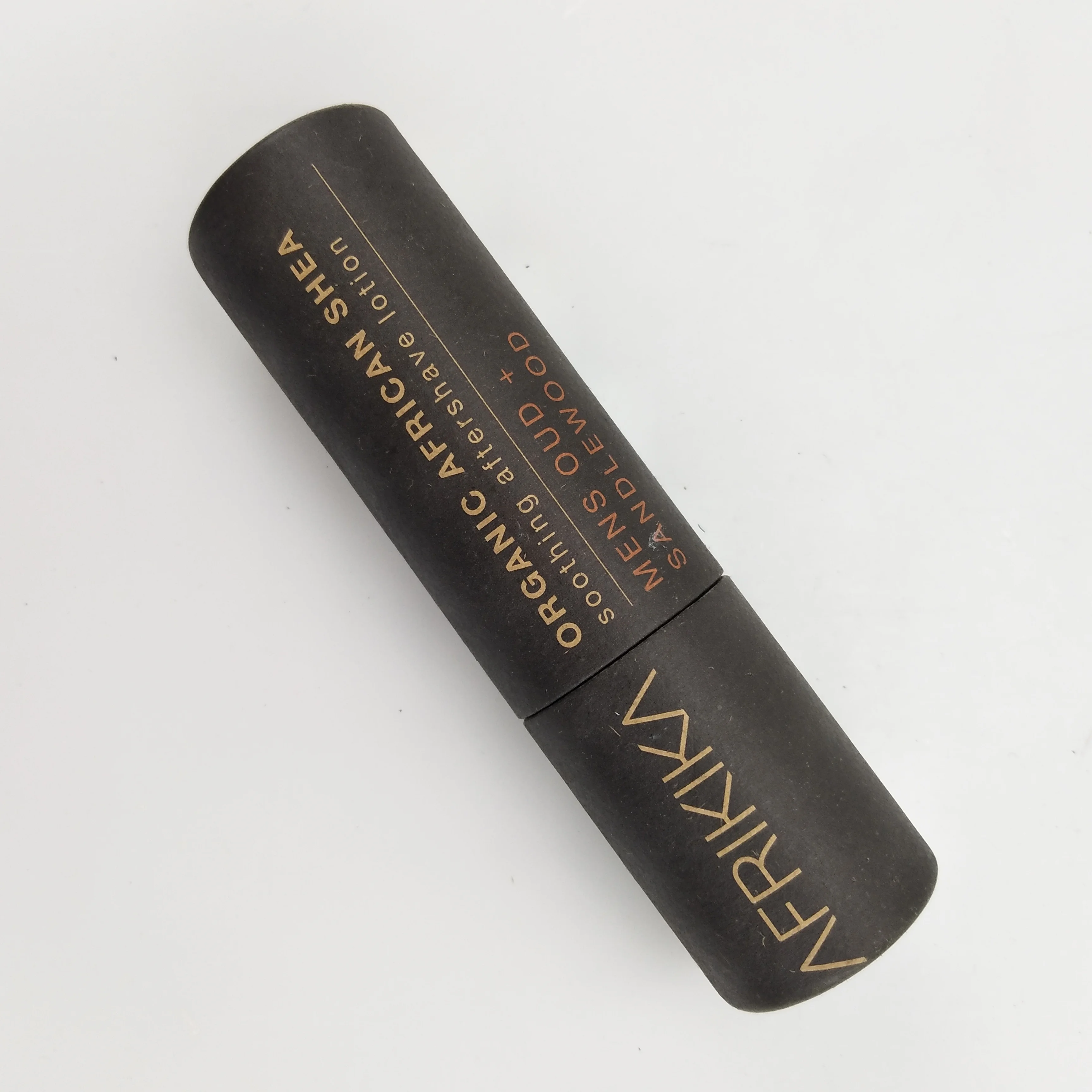 生态润唇膏管亚光黑色纸管