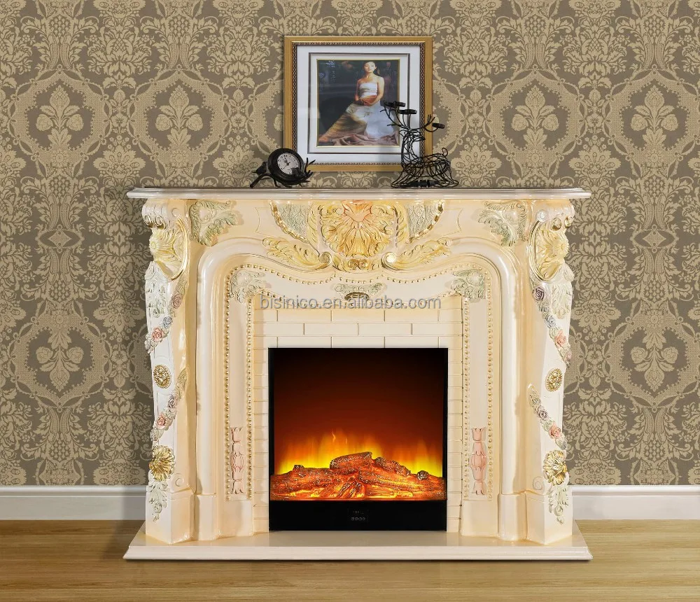 Franse stijl europese klassieke houten decoratieve elektrische ...