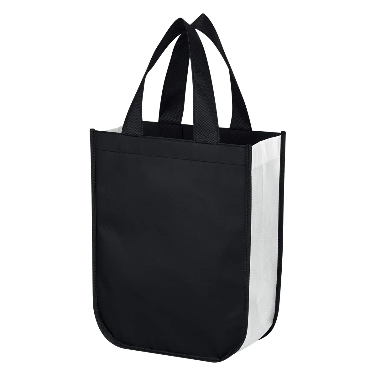 Fashion U design Round corner shopping bag Woven bag Non woven bag Sedex audit