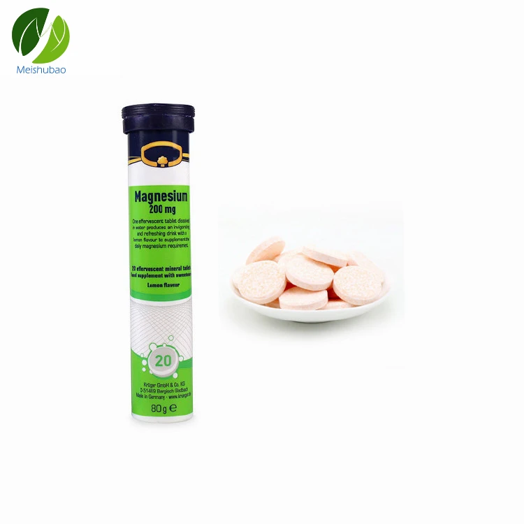 OEM Magnesium Supplement Effervescent Tablet  with Lemon Flavour