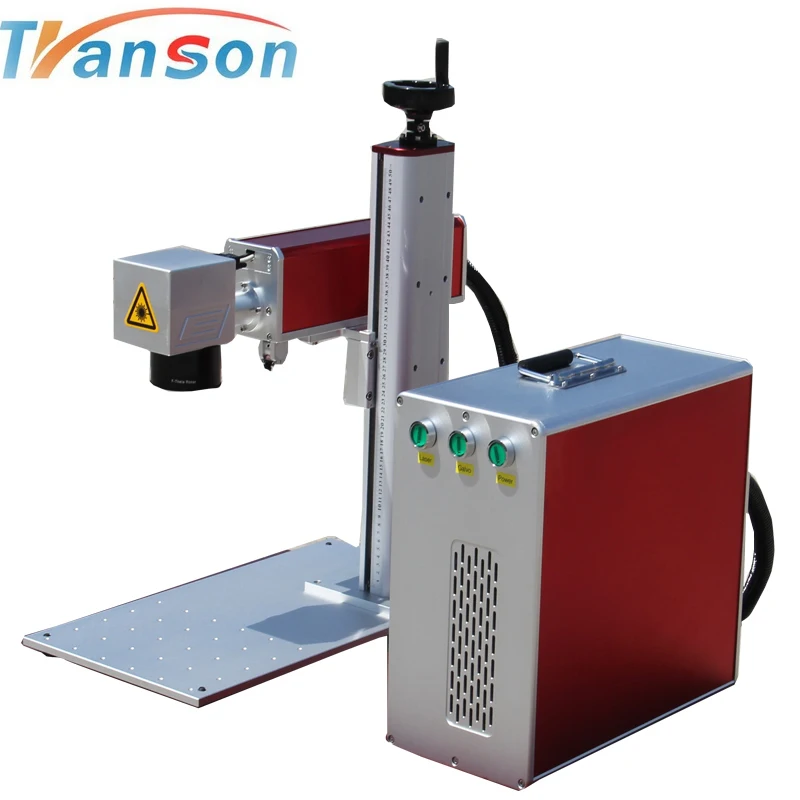 High Speed 30W MOPA JPT M1 Mini Fiber Laser Marking Machine for Colorful marking on Stainless Steel