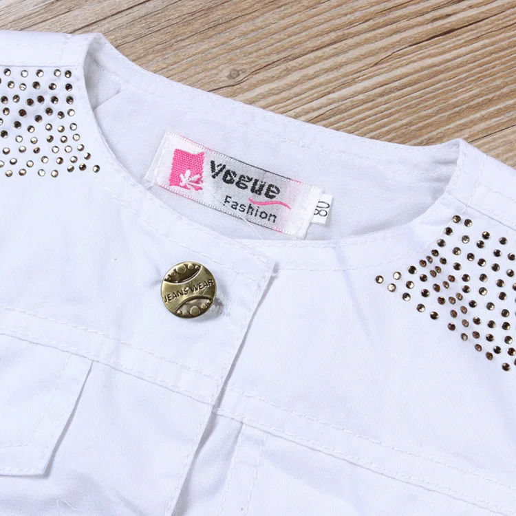 SUMMER KOREA FASHION KIDS GIRLS HOT SALE JEANS LAYERED DRESSES