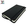 Custom A5 PU Leather Hardcover Plain Black Diary Bullet Notebook Journal Custom