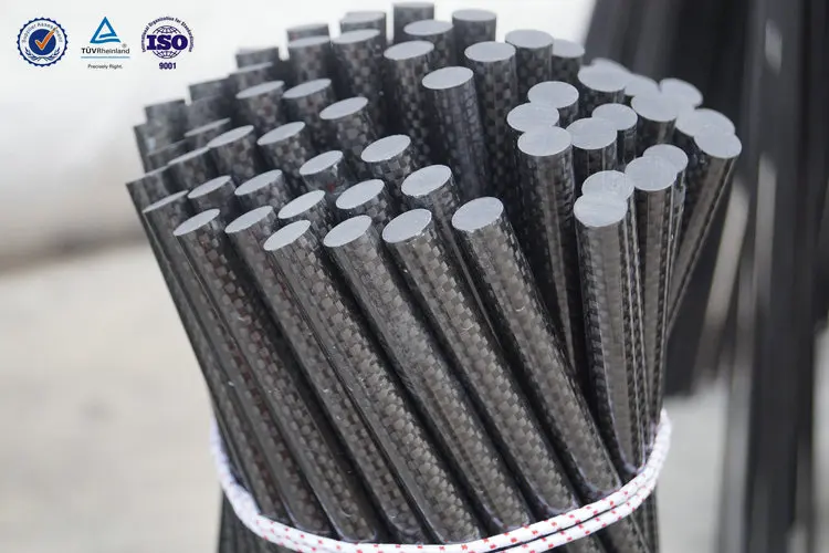 1mm-20mm carbon of rods carbon composite rods CFRP rods sticks