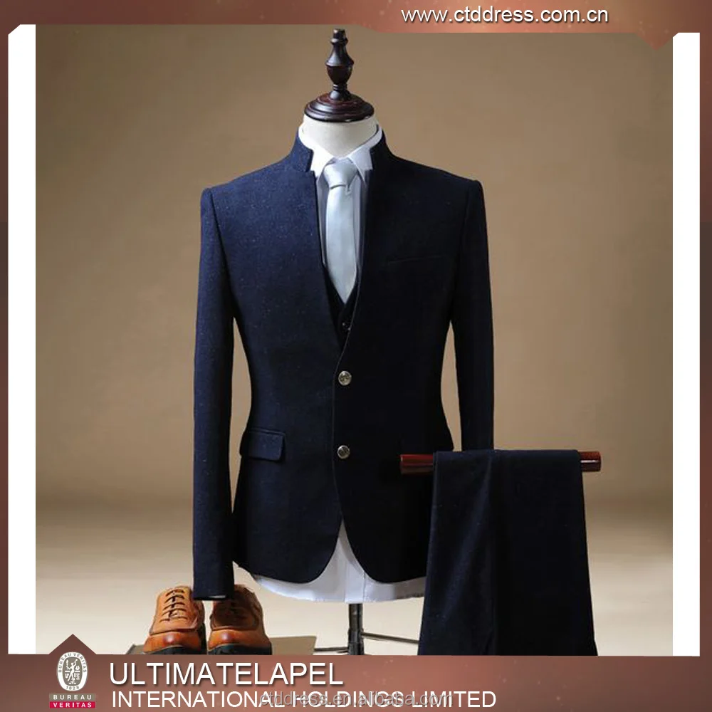 chinese collar suit for mens