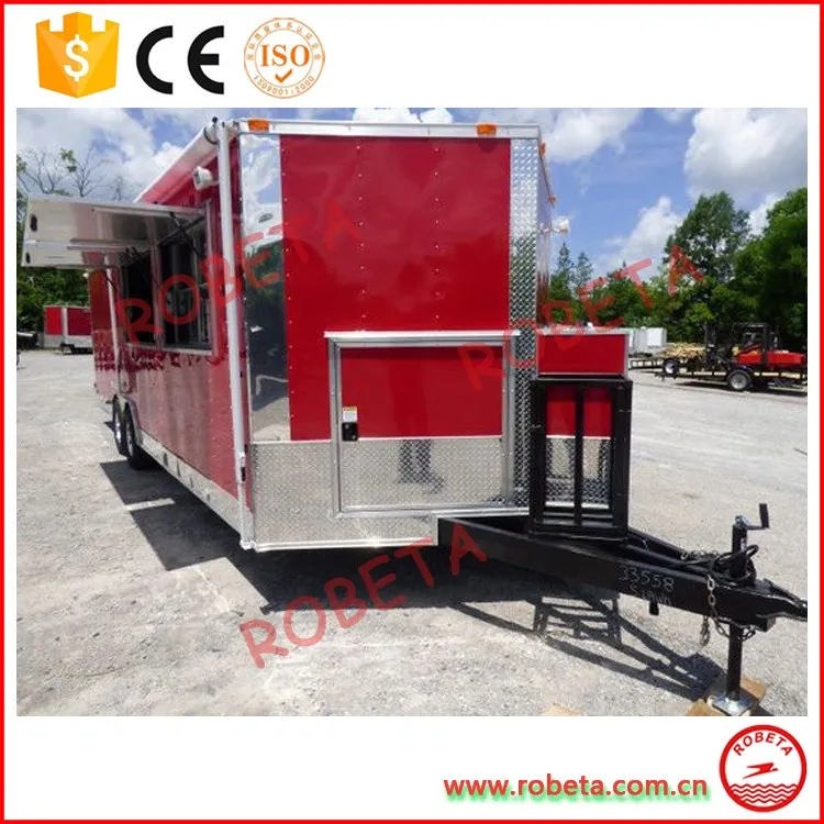 Towed Model Mobile Food Cart - Perfect for Outdoor Street Sales