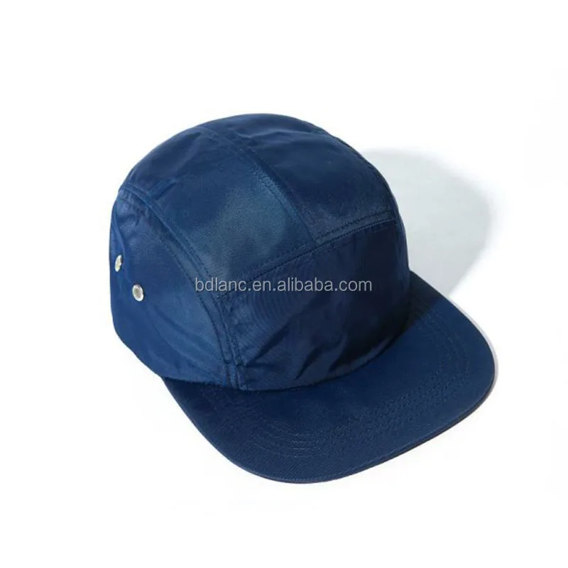 New Style Waterproof Nylon Wholesale Blank Custom 5 Panel Hat With