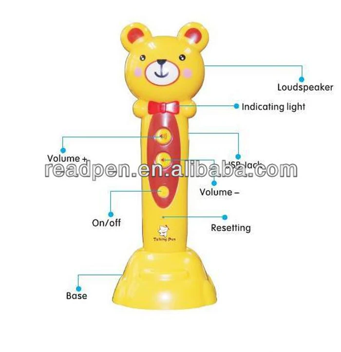 ISO9001 Factory Kids Point Reading Pen Smart Children Talking Pen Learning Machine