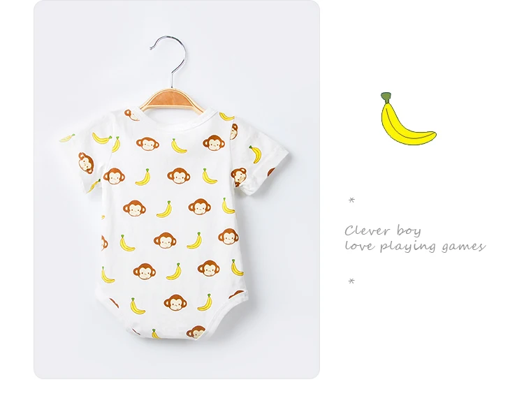 Organic Cotton Little Monkey Lovely Baby Toddler Clothing Infant Gift Set