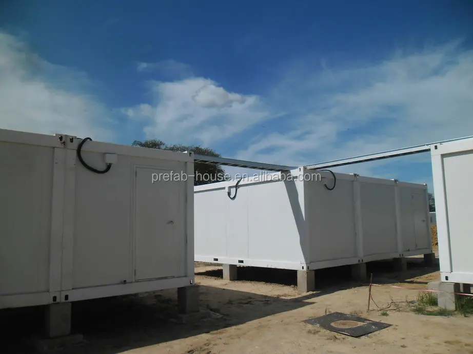 Lida Group cargo homes shipped to business used as booth, toilet, storage room-10