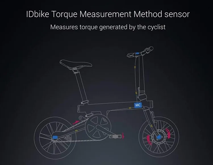 xiaomi smart electric power folding bike