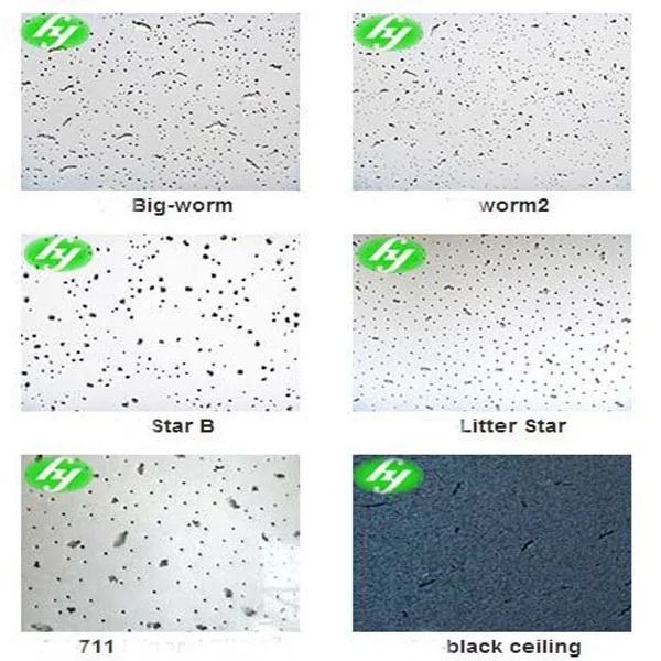 China Acoustic Mineral Fibre Ceiling Tiles With Perlite