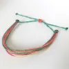 Source factory wholesale custom String thread pull close festival bracelet, Friendship Woven Waterproof waxed string bracelets