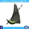 Egg Shape Wicker Rattan Swing Bed Chair Weaving Hanging Hammock- Black