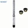 Long durability high water flow force 30hp water pump solar powered submersible deep well pumps for wells prices