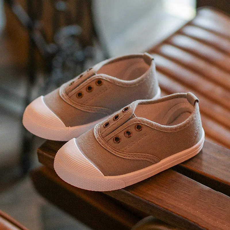 Wholesale 2018 New Design Kids Canvas Shoes Skid