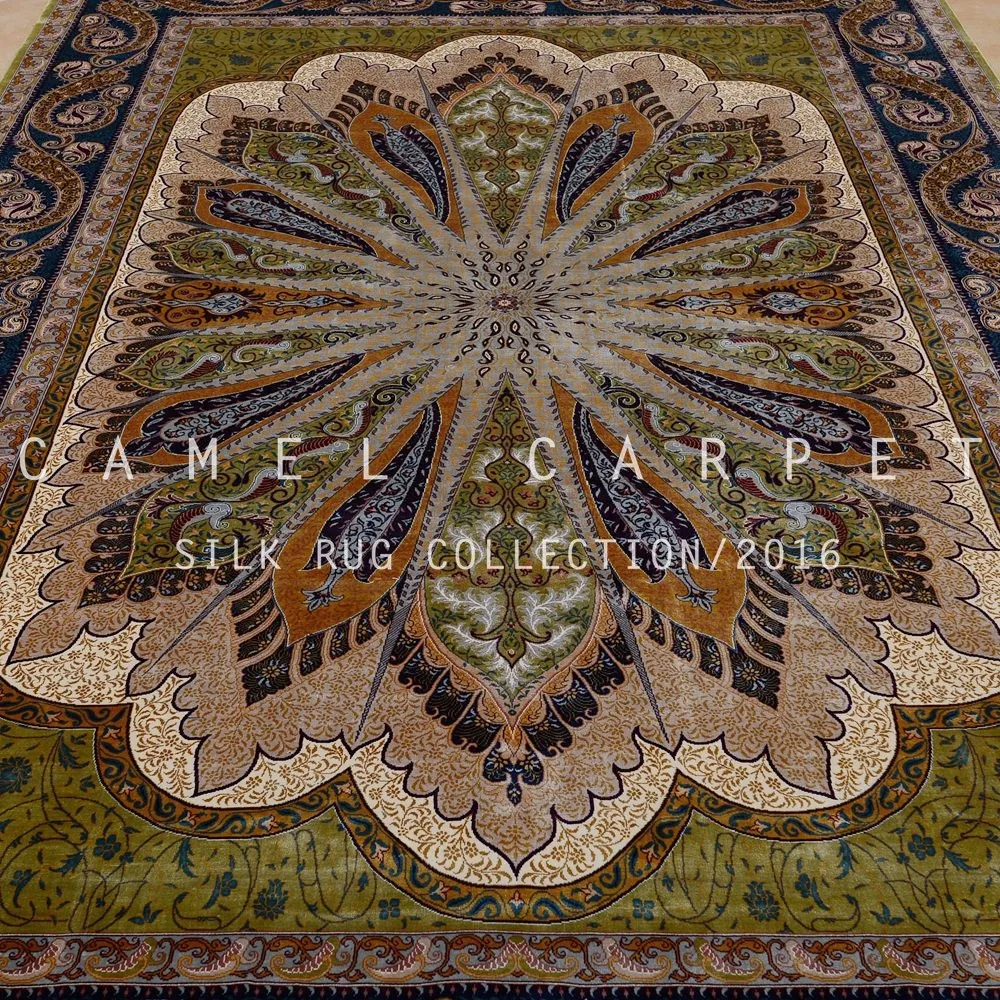 Oriental Bereich Teppich 200x300 Cm Handgewebte Seide Iranische