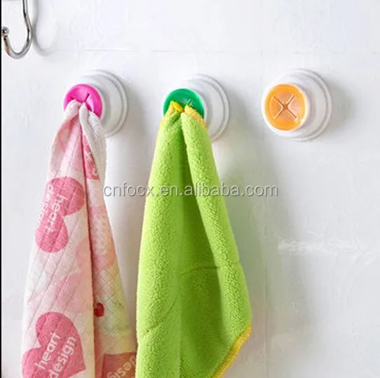Lanbowo Towel Racks 3pcs Novelty Kitchen Accessory Wash Cloth Clip Holder Towel Hook Storage Rack for Bathroom 
