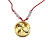 New Arrive Chinese Character Golden Feng-Shui Lucky Necklace Chain