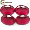 charm faceted oval cut synthetic ruby