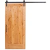 Lowes Soundproof Hardware House Interior Solid Pine Wooden Sliding Barn Door For Bedroom
