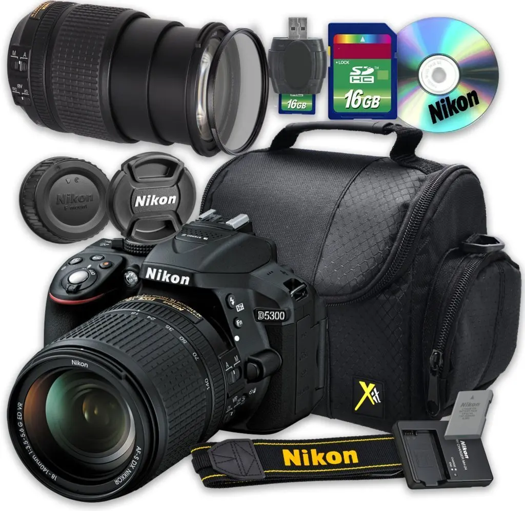 Nikon D5300 Dslr Camera 18 140mm Vr Lens Kit Buy Nikon D5300 Dslr Camera With Nikon Af S Dx Nikkor 18 140mm F 3 5 5 6g Ed Vr Lens 16gb Memory Sd Card Accessory Kit International Version No Warranty In Cheap Price On