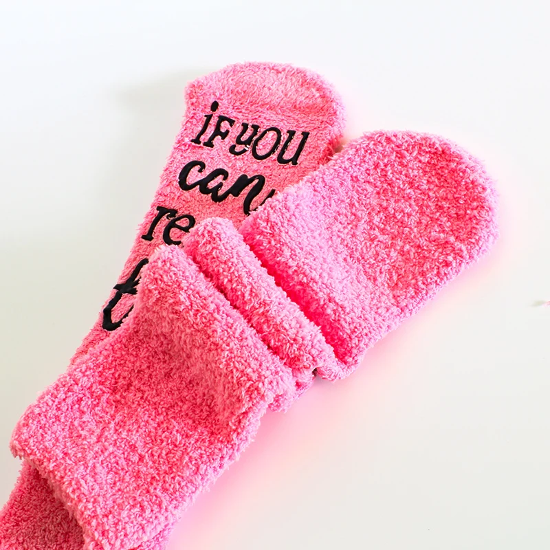 Luxurious Fuzzy Wine Socks Gift For Her Valentine's Day Gift Socks