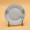 white porcelain tableware flat dinner plate