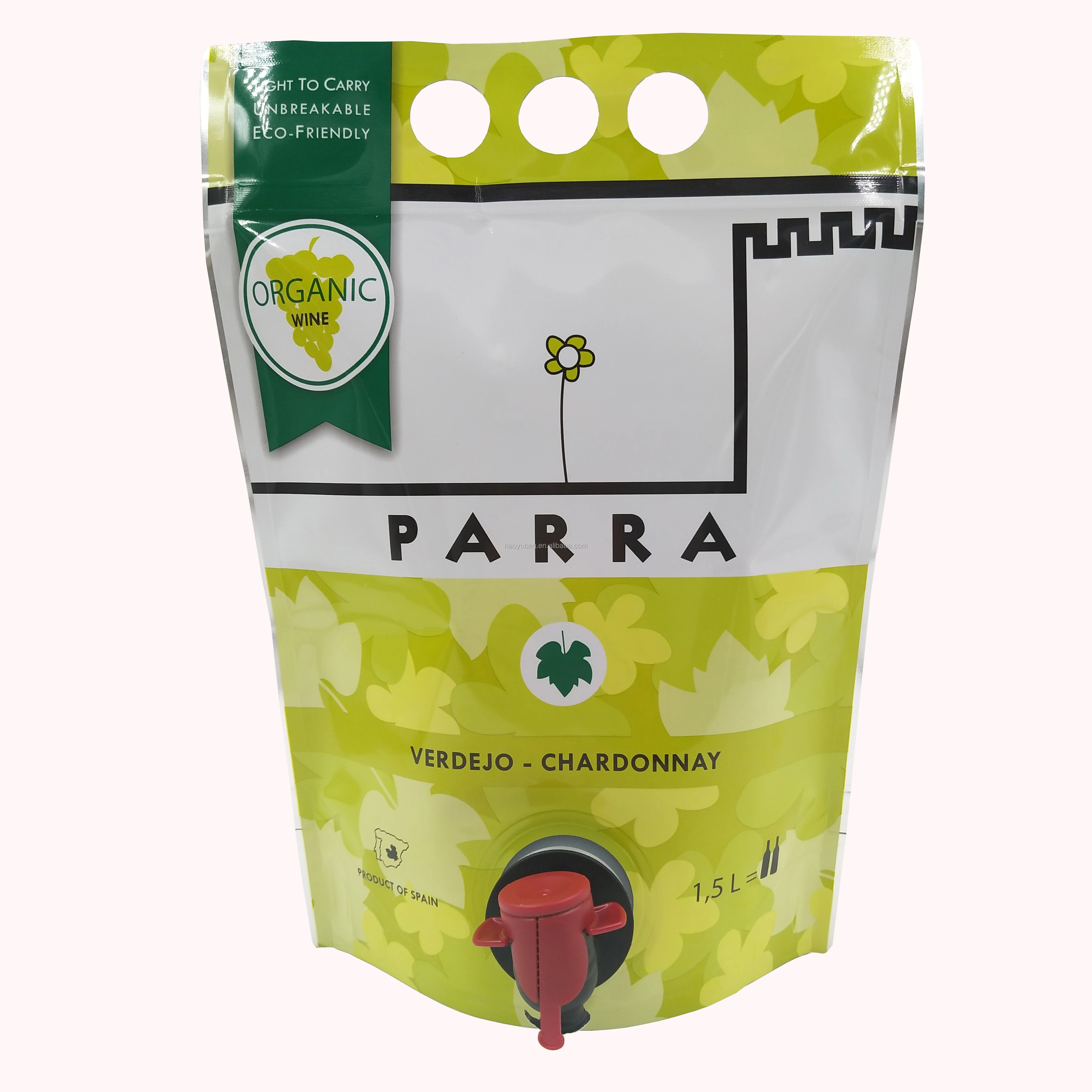 Juice Corner Spouted Pouch Customized Colorful Printing Qingdao Fruit