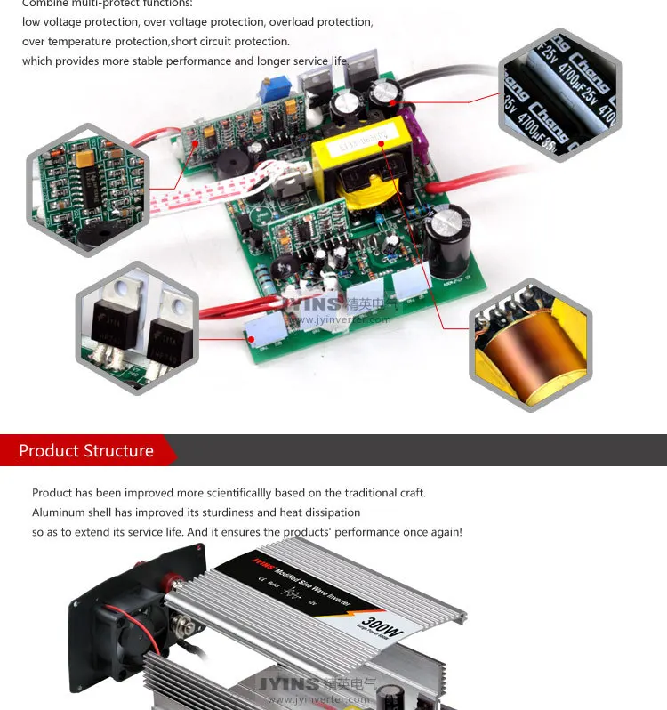 Pretty Price off grid tie inverter 300W modified sine wave inverter