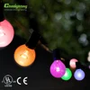 Elegance Holiday Warm White RGB G40 led bulbs copper wire string decorative 12ft 18.3 ft Christmas led string light
