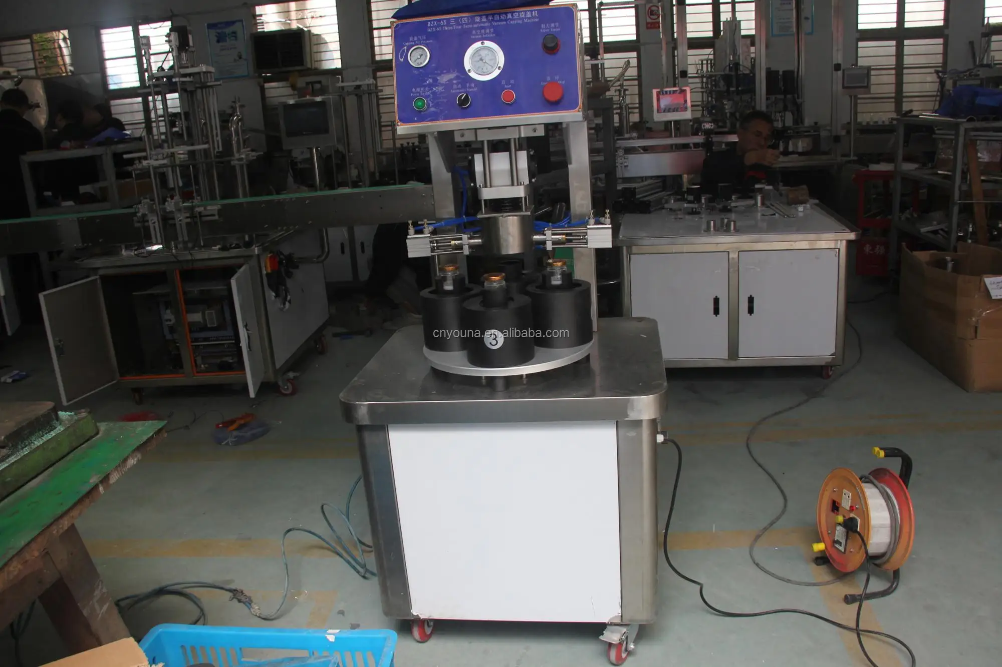 glass bottle vacuum sealer machine for fish/fruit jar, View glass