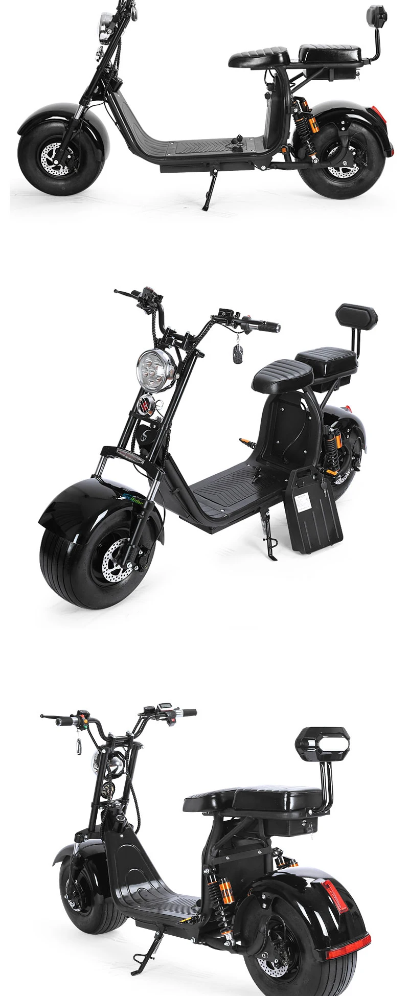 Two Seater Wide Wheel Road City Adult Fatbike El Citycoco 2 Wheel Electric Scooter 1500w 2000 Watt Citycoco Buy Citycoco Fat Tire Electric Scooter Citycoco E Scooter Delivery E Bike Citycoco Electric Scooter