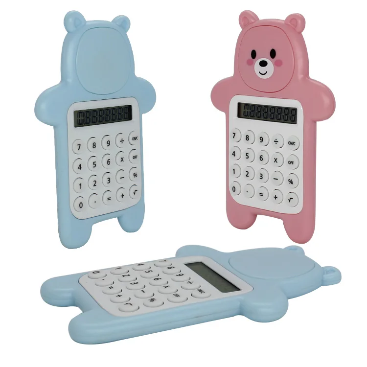 2018 New Design Mini Kids Gifts Bear Shape Cartoon Calculator - Buy ...