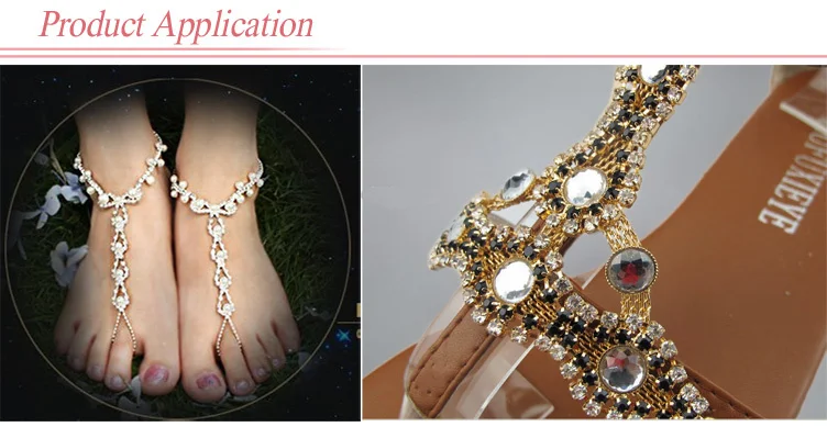 various size Wholesale Fashion bling bling decorative rhinestone trim