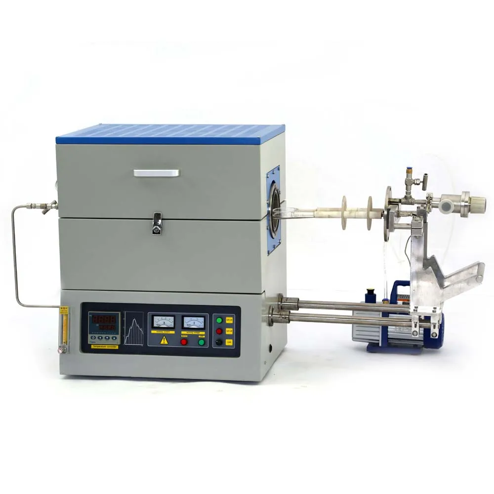 1200c高纯度石英管粉末烧结退火管式炉的实验室