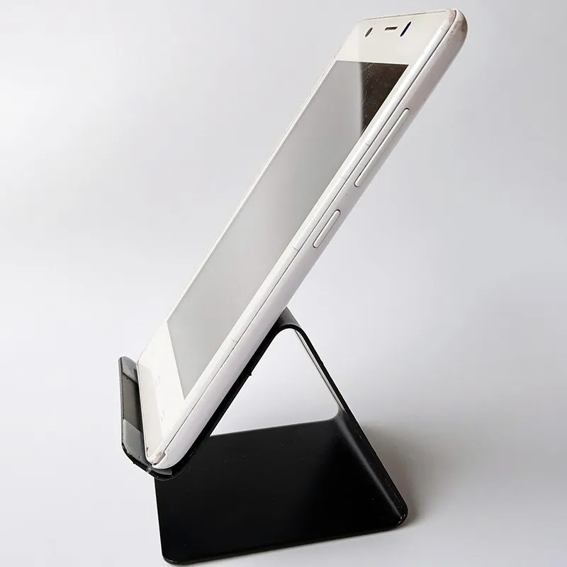 台式手机支架铝制台式实心通用台式支架,适用于所有移动智能手机平板