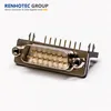 Hole Riveting Solder Type R/A Plug 3 Rows 26 Pin D-Sub Connector