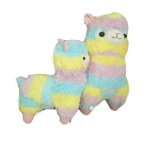 colorful llama stuffed animal