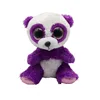 B591 Cartoon Animal Dolls Plush Purple Panda Toys Girls Birthday Gift