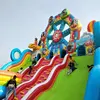 20*12 meters giant crazy ferris wheel theme cartoon theme Inflatable bouncy inflatable castle with slide for kids